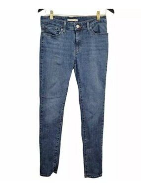 Levi's 711 Skinny Mid Rise Medium Wash Jeans